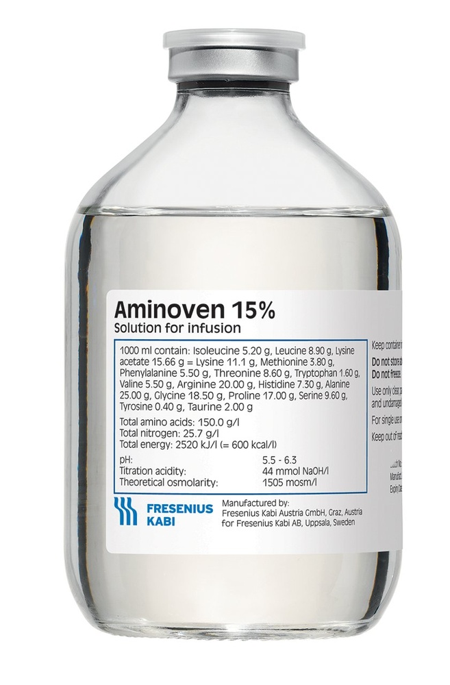 AMINOVEN 15% SOLUÇÃO PARA PERFUSÃO