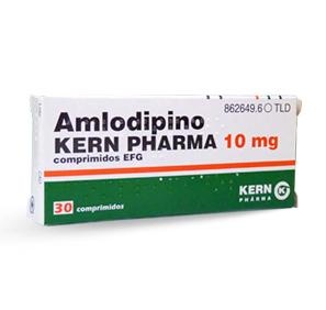 AMLODIPINO KERN PHARMA 10 mg COMPRIMIDOS