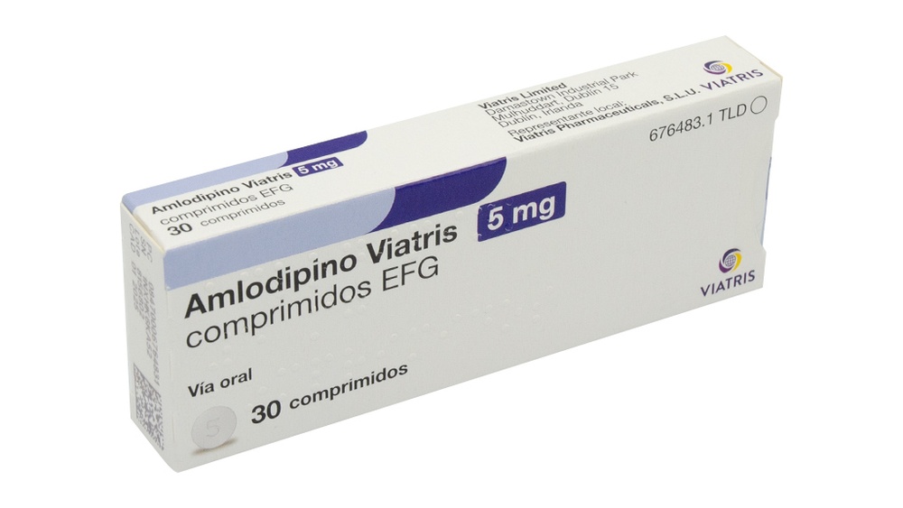 AMLODIPINO TAD 5 mg COMPRIMIDOS