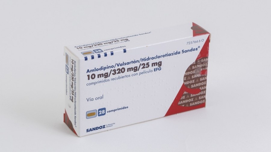 AMLODIPINO/VALSARTAN/HIDROCLOROTIAZIDA COMBIX 10 mg/320 mg/25 mg COMPRIMIDOS REVESTIDOS POR PELÍCULA