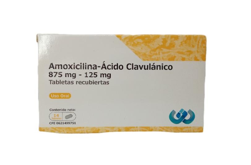 AMOXICILINA/ÁCIDO CLAVULÂNICO Aurovitas Pharma 875 mg / 125 mg COMPRIMIDOS REVESTIDOS POR PELÍCULA