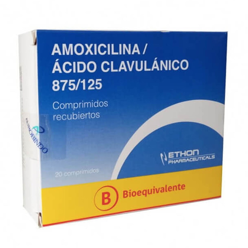 AMOXICILINA/ÁCIDO CLAVULÂNICO BLUEFISH 875/125 mg COMPRIMIDOS REVESTIDOS POR PELÍCULA