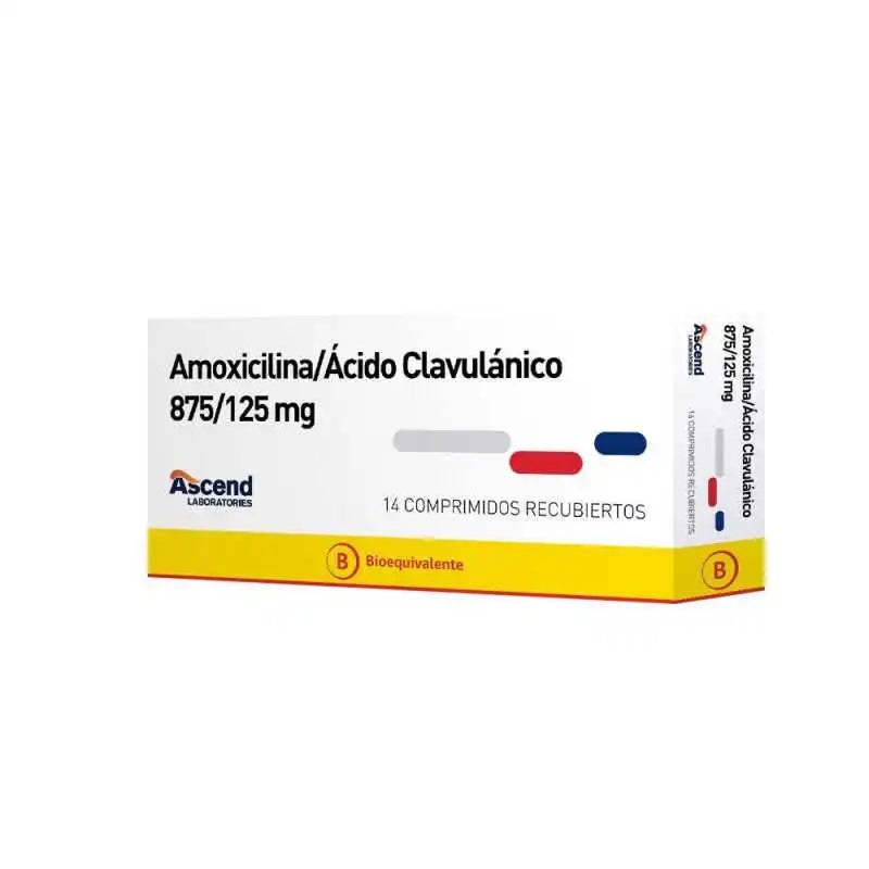 AMOXICILINA/ÁCIDO CLAVULÂNICO TAD 875 mg/125 mg COMPRIMIDOS REVESTIDOS POR PELÍCULA