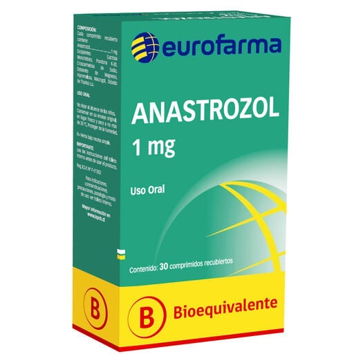 ANASTROZOL PENSA 1 mg COMPRIMIDOS REVESTIDOS POR PELÍCULA