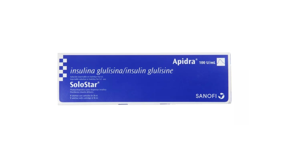 APIDRA 100 Unidades/mL solução injetável em cartucho