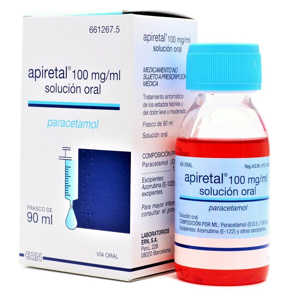 APIRETAL 100 mg/ml SOLUÇÃO ORAL SABOR A CEREJA