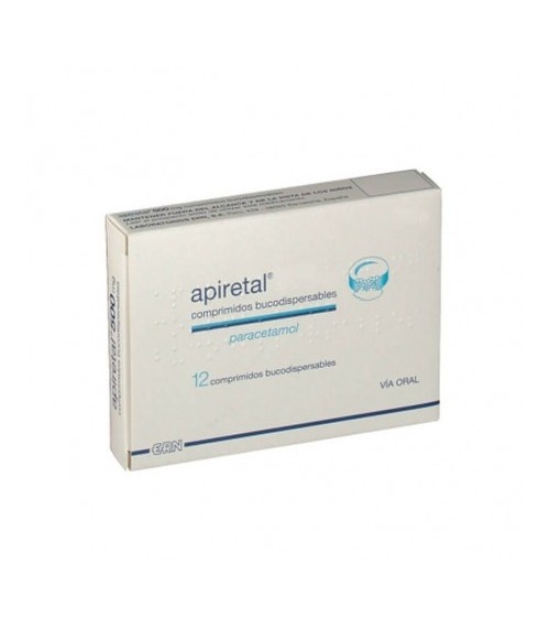 APIRETAL 250 mg COMPRIMIDOS ORODISPERSÍVEIS
