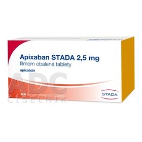APIXABAN STADA 2,5 mg COMPRIMIDOS REVESTIDOS POR PELÍCULA