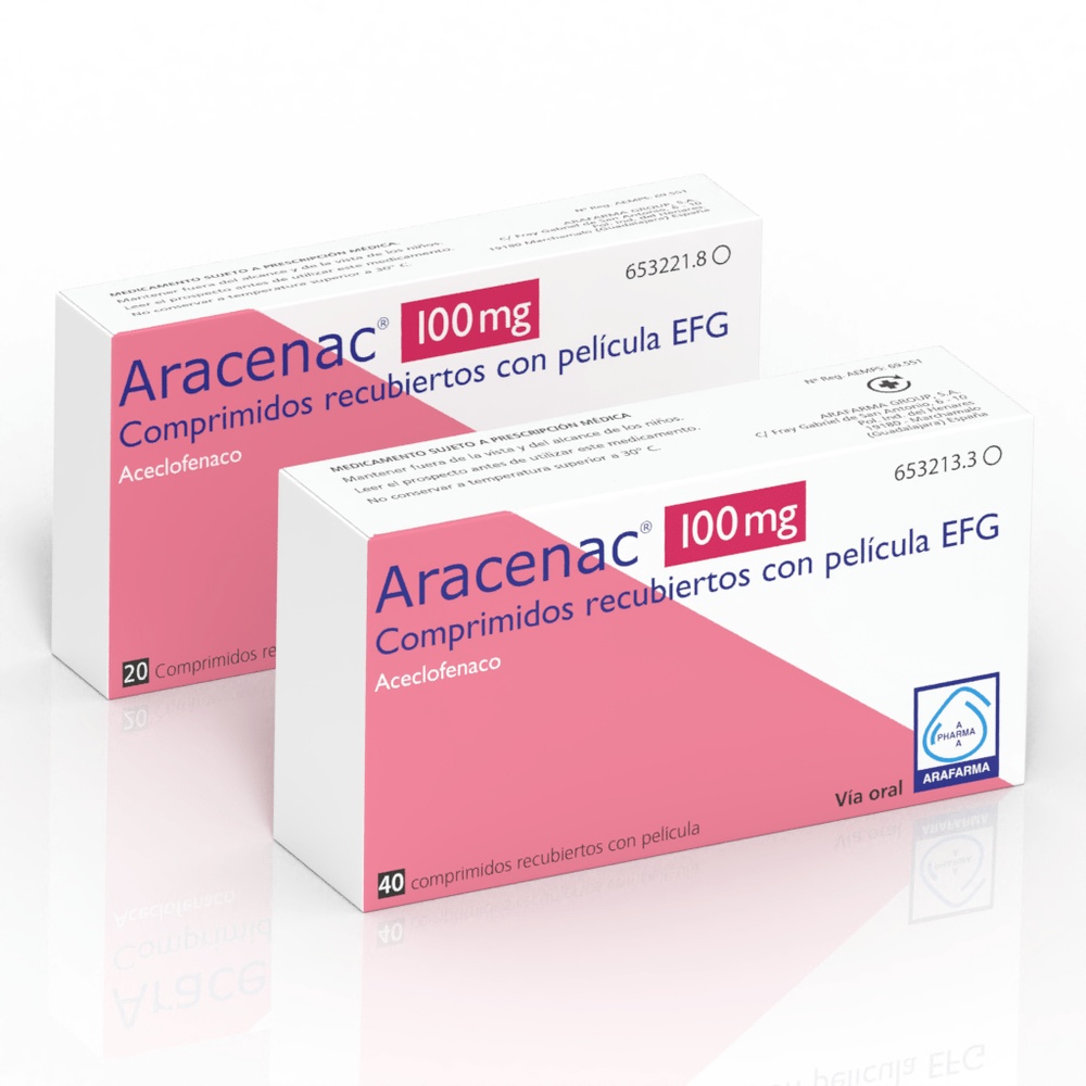 ARACENAC 100 mg COMPRIMIDOS REVESTIDOS POR PELÍCULA