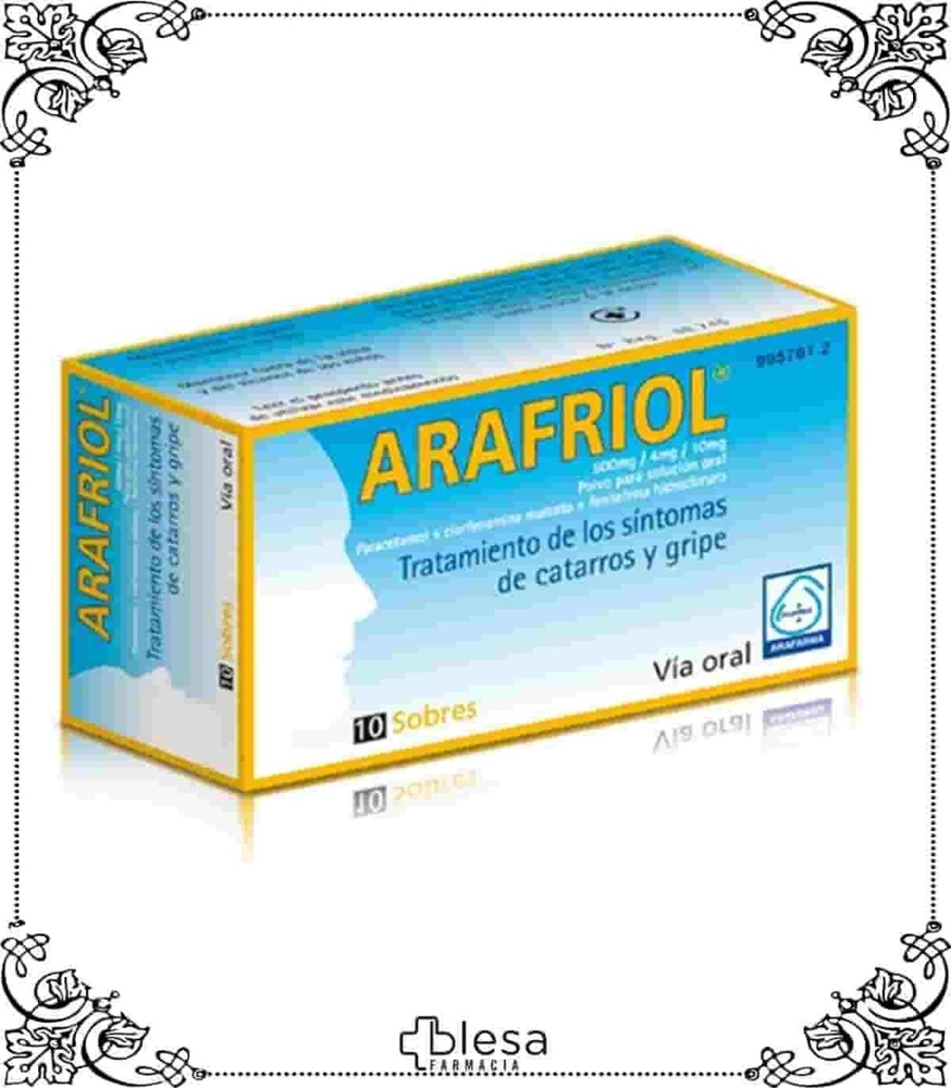 ARAFRIOL PÓ PARA SOLUÇÃO ORAL