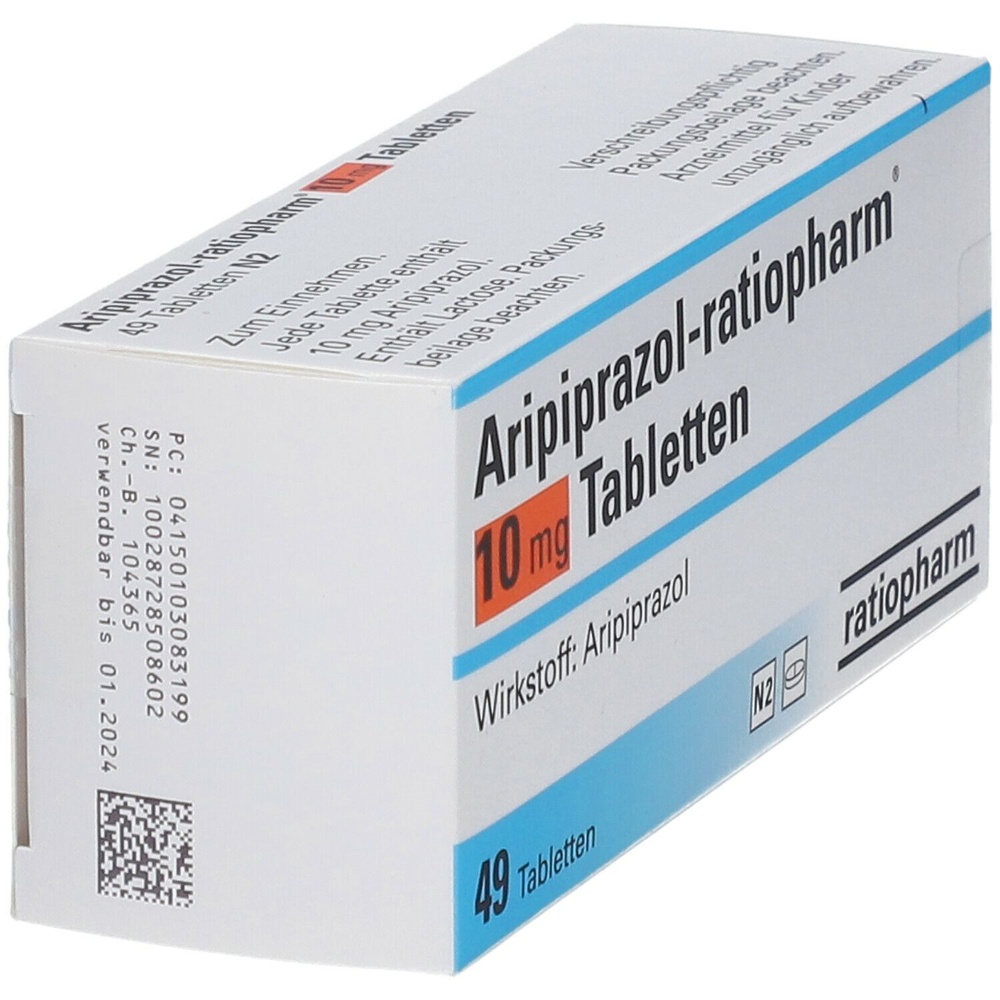 ARIPIPRAZOL RATIOPHARM 10 mg COMPRIMIDOS