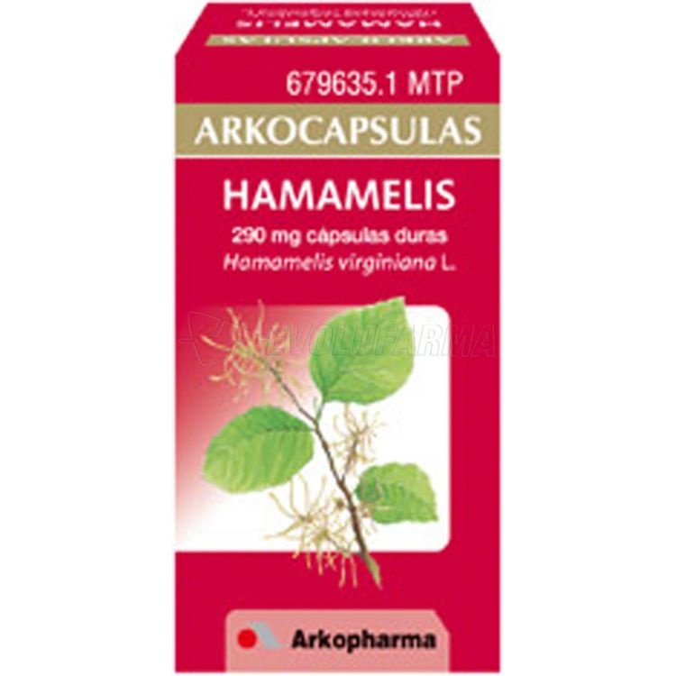 ARKOCAPSULAS HAMAMELIS 290 mg CÁPSULAS DURAS