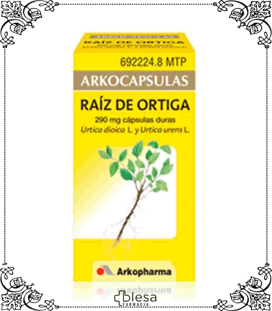 ARKOCAPSULAS RAIZ DE URTIGA 290 mg CÁPSULAS DURAS