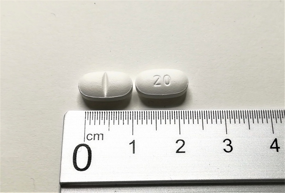 ARROX 20 mg COMPRIMIDOS REVESTIDOS POR PELÍCULA