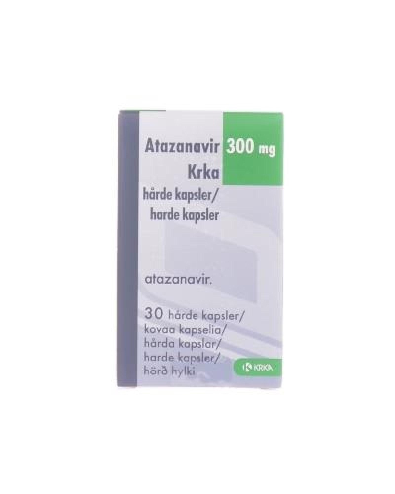 ATAZANAVIR KRKA 300 mg CÁPSULAS DURAS