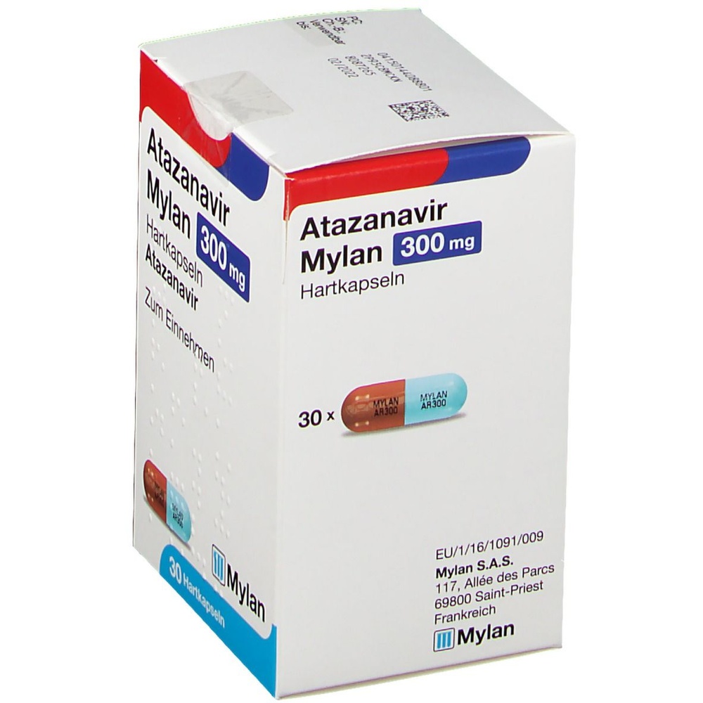 ATAZANAVIR MYLAN 300 mg CÁPSULAS DURAS