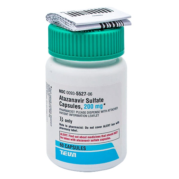 ATAZANAVIR TEVA 200 mg CÁPSULAS DURAS