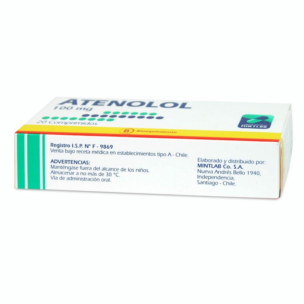 ATENOLOL TARBIS 100 mg COMPRIMIDOS