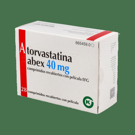 ATORVASTATINA ABEX 40 mg COMPRIMIDOS REVESTIDOS POR PELÍCULA