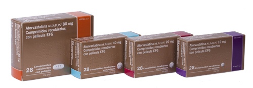ATORVASTATINA ALMUS PHARMA 20 mg COMPRIMIDOS REVESTIDOS POR PELÍCULA