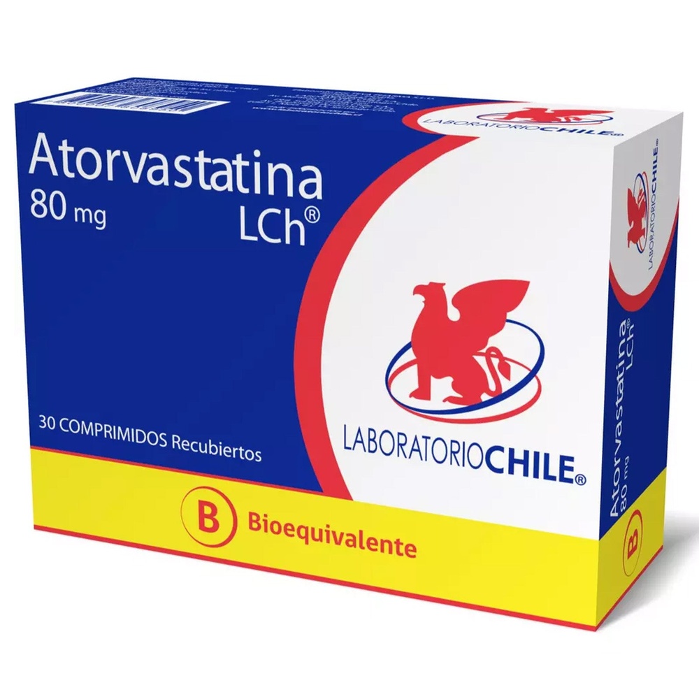 ATORVASTATINA ALTER GENERICOS 80 mg COMPRIMIDOS REVESTIDOS POR PELÍCULA