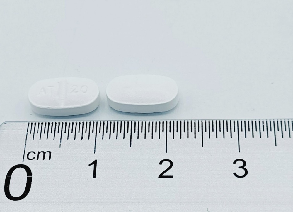 ATORVASTATINA BLUEFISH 20 mg COMPRIMIDOS REVESTIDOS POR PELÍCULA