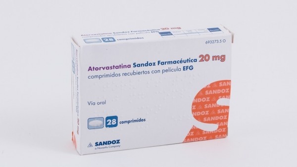 ATORVASTATINA COMBIX 20 mg COMPRIMIDOS REVESTIDOS POR PELÍCULA