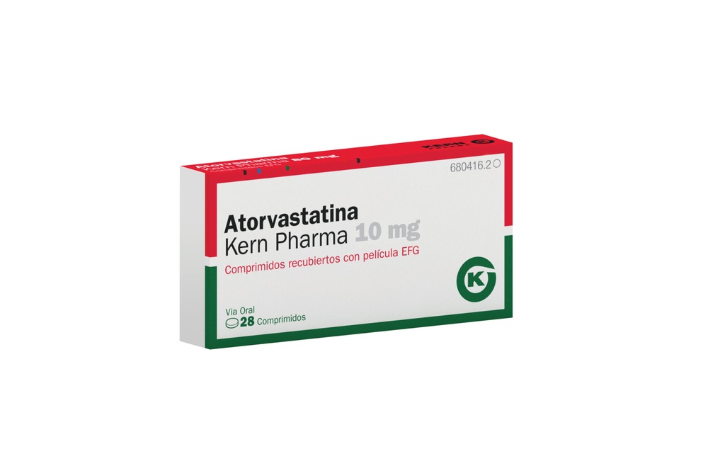 ATORVASTATINA HEC PHARM 10 mg COMPRIMIDOS REVESTIDOS POR PELÍCULA