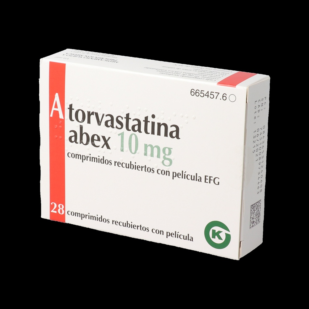 ATORVASTATINA PLACASOD 10 mg COMPRIMIDOS REVESTIDOS POR PELÍCULA