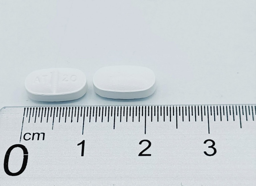 ATORVASTATINA PLACASOD 20 mg COMPRIMIDOS REVESTIDOS POR PELÍCULA