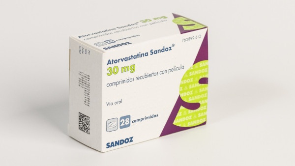 ATORVASTATINA SUN 30 mg COMPRIMIDOS REVESTIDOS POR PELÍCULA