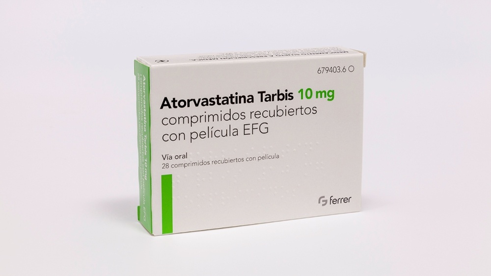 ATORVASTATINA TARBIS FARMA 10 mg COMPRIMIDOS REVESTIDOS POR PELÍCULA