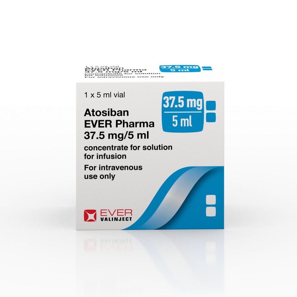 ATOSIBAN EVER PHARMA 37,5 mg/5 ml CONCENTRADO PARA SOLUÇÃO PARA PERFUSÃO