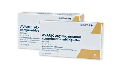 AVARIC 267 microgramas COMPRIMIDOS SUBLINGUAIS