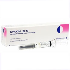 AVAXIM Suspensão Injectável em Seringa Pré-carregada
