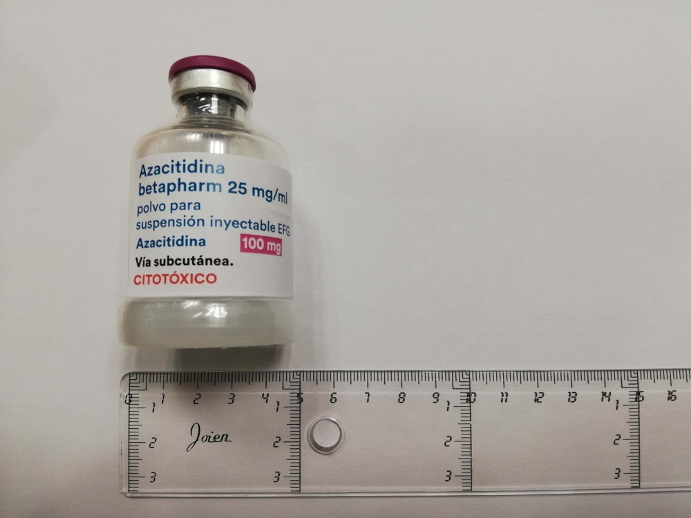 AZACITIDINA KABI 25 mg/mL PÓ PARA SUSPENSÃO INJETÁVEL