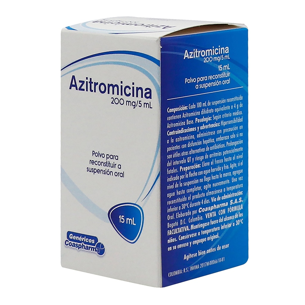 AZITROMICINA TEVA 200 mg/5ml PÓ PARA SUSPENSÃO ORAL
