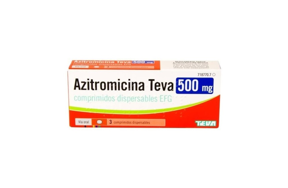 AZITROMICINA TEVAGEN 500 mg COMPRIMIDOS DISPERSÍVEIS