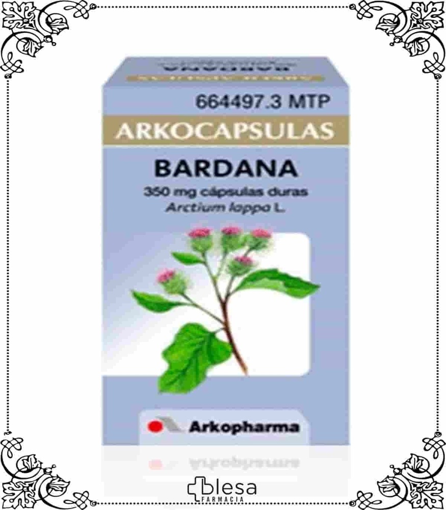 BARDANA ARKOPHARMA cápsulas duras
