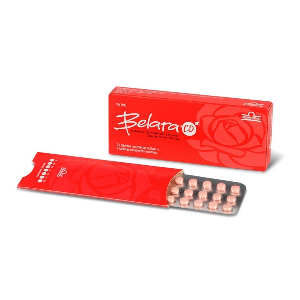 BELARA 2 mg/0,03 mg COMPRIMIDOS REVESTIDOS POR PELÍCULA