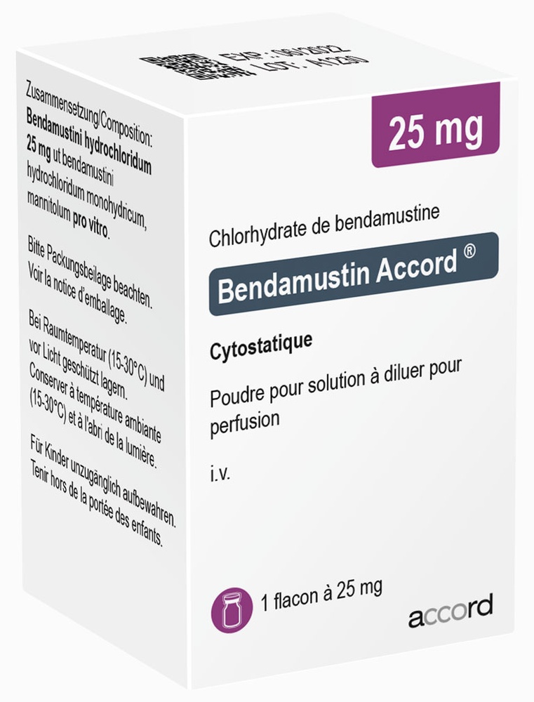 BENDAMUSTINA ACCORD 25 mg/ml CONCENTRADO PARA SOLUÇÃO PARA PERFUSÃO