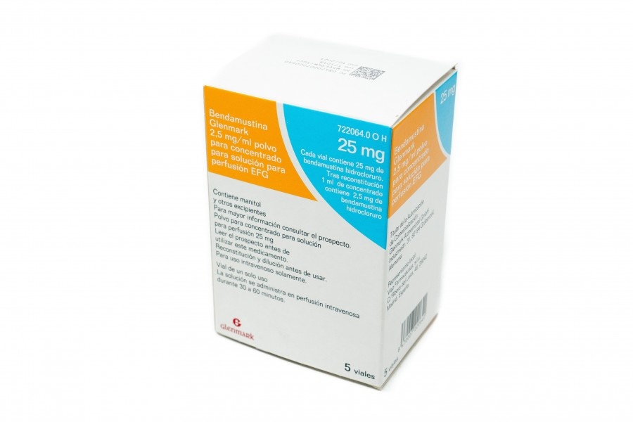 BENDAMUSTINA KABI 2,5 mg/ml PÓ PARA CONCENTRADO PARA SOLUÇÃO PARA PERFUSÃO