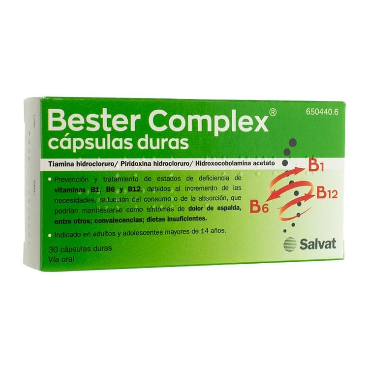 BESTER COMPLEX Cápsulas Duras