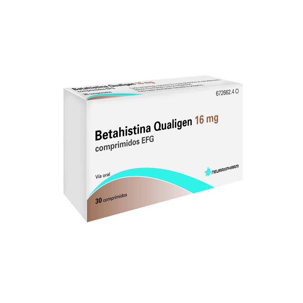 BETAHISTINA QUALIGEN 16 mg COMPRIMIDOS