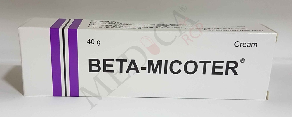 BETA-MICOTER 10 mg/g + 0,5 mg/g CREME