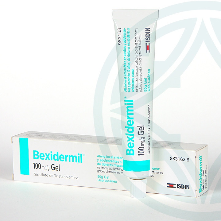 BEXIDERMIL 100 mg/g GEL