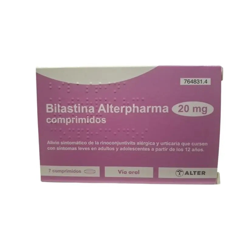 BILASTINA ALTERPHARMA 20 mg COMPRIMIDOS