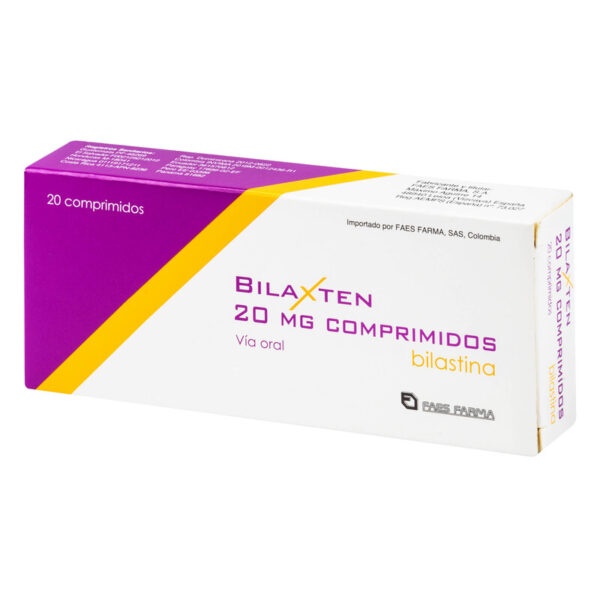 BILAXTEN 20 mg COMPRIMIDOS