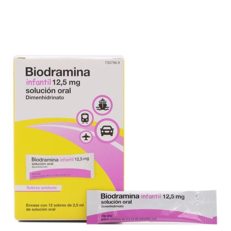 BIODRAMINA INFANTIL 12,5 mg SOLUÇÃO ORAL