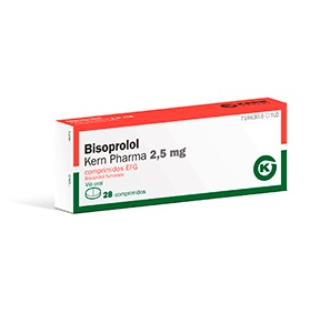 BISOPROLOL KERN PHARMA 2,5 mg COMPRIMIDOS